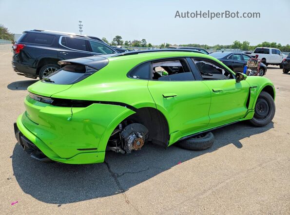 WP0BC2Y18NSA74211 2022 PORSCHE TAYCAN Green Задня права чверть