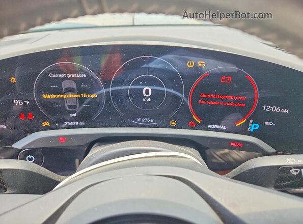 WP0BC2Y18RSA68091 2024 PORSCHE TAYCAN Black ხელსაწყოთა პანელის ხედი