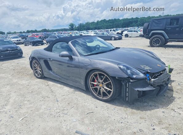 WP0CB2A83GS140484 2016 PORSCHE BOXSTER Charcoal Առջևի աջ