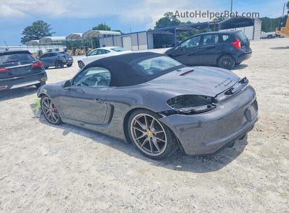 WP0CB2A83GS140484 2016 PORSCHE BOXSTER Charcoal Հետևի ձախ