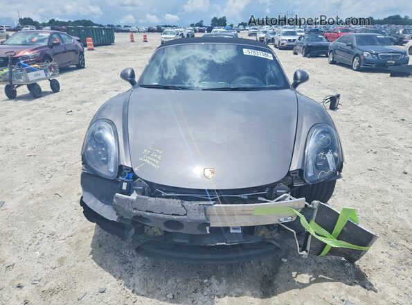 WP0CB2A83GS140484 2016 PORSCHE BOXSTER Charcoal Դիմացի տեսք
