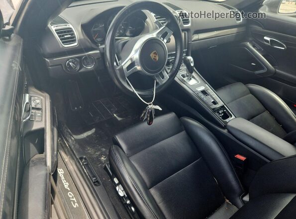 WP0CB2A83GS140484 2016 PORSCHE BOXSTER Charcoal Առջևի վահանակի տեսք