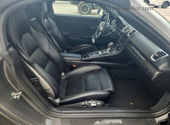 WP0CB2A83GS140484 2016 PORSCHE BOXSTER Charcoal Հետևի նստատեղերի տեսք