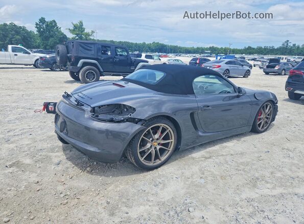 WP0CB2A83GS140484 2016 PORSCHE BOXSTER Charcoal Հետևի աջ