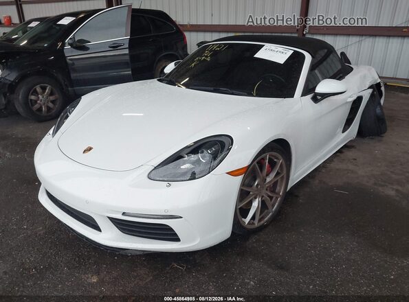 WP0CB2A83HS241171 2017 PORSCHE BOXSTER White Առջևի ձախ երեք քառորդ տեսարան