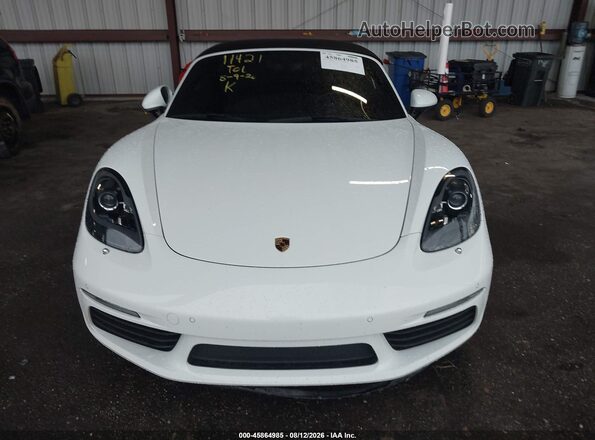 WP0CB2A83HS241171 2017 PORSCHE BOXSTER White Սարքավորումների վահանակի տեսք