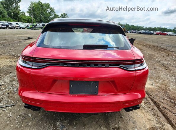 WP0CE2A70PL158028 2023 PORSCHE PANAMERA Red უკანა ხედი