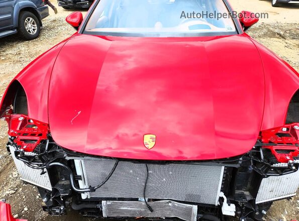 WP0CE2A70PL158028 2023 PORSCHE PANAMERA Red უკანა სალონის ხედი