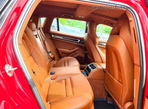 WP0CE2A70PL158028 2023 PORSCHE PANAMERA Red უკანა სავარძლების ხედი