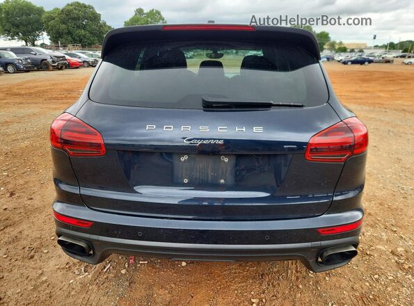 WP1AA2A21GKA08814 2016 PORSCHE CAYENNE Black Вид ззаду