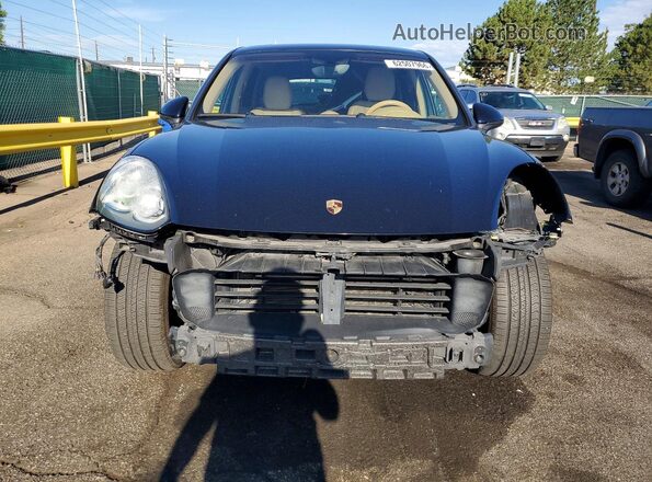 WP1AA2A21GKA12166 2016 PORSCHE CAYENNE Blue Front view