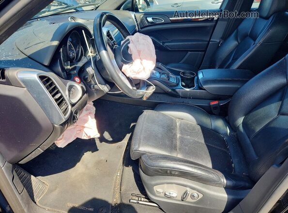 WP1AA2A21JKA06701 2018 PORSCHE CAYENNE Black Front interior view