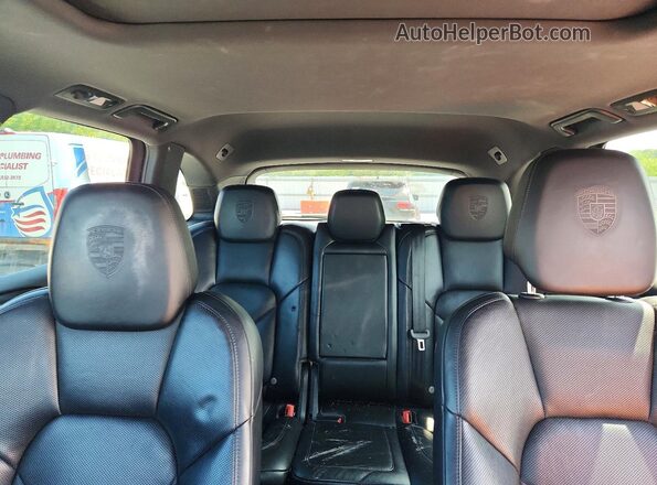 WP1AA2A21JKA06701 2018 PORSCHE CAYENNE Black Rear seats view