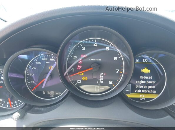 WP1AA2A22GLA10307 2016 PORSCHE CAYENNE Черный Вид задних сидений