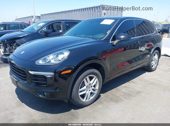 WP1AA2A22GLA10307 2016 PORSCHE CAYENNE Черный Передняя левая четверть