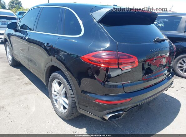 WP1AA2A22GLA10307 2016 PORSCHE CAYENNE Черный Задняя левая четверть