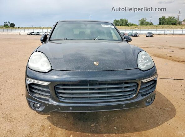 WP1AA2A25GKA15586 2016 PORSCHE CAYENNE Black Widok z przodu