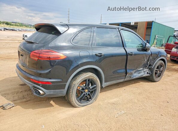 WP1AA2A25GKA15586 2016 PORSCHE CAYENNE Black Tył prawy