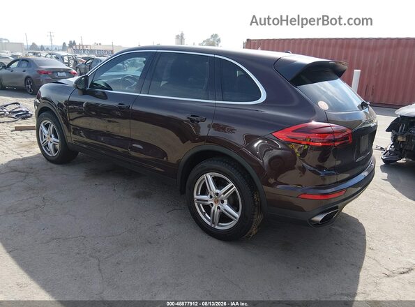 WP1AA2A25GLA01049 2016 PORSCHE CAYENNE Коричневый Задняя левая четверть