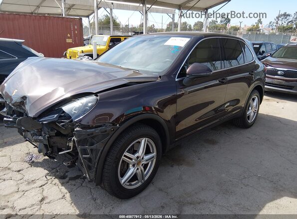 WP1AA2A25GLA01049 2016 PORSCHE CAYENNE Коричневый Передняя левая четверть