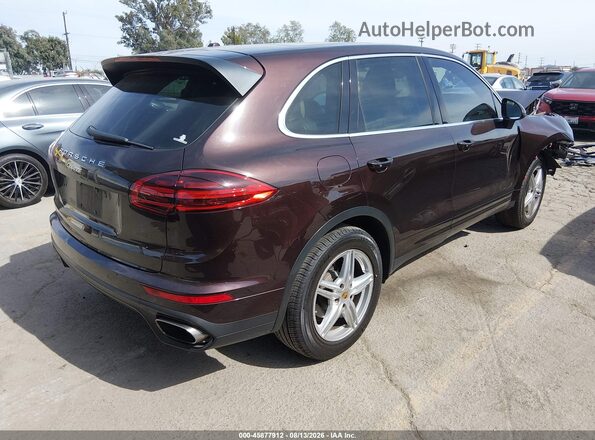 WP1AA2A25GLA01049 2016 PORSCHE CAYENNE Коричневый Задняя правая четверть
