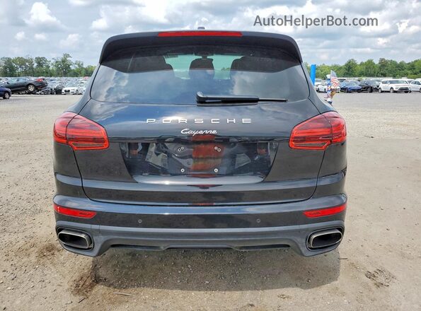 WP1AA2A25HKA81735 2017 PORSCHE CAYENNE Black უკანა ხედი