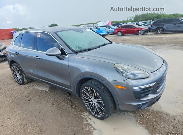 WP1AA2A27GLA09282 2016 PORSCHE CAYENNE Gray Передня права чверть