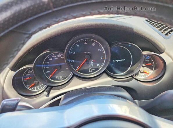 WP1AA2A27GLA09282 2016 PORSCHE CAYENNE Gray Вид щитка приладів