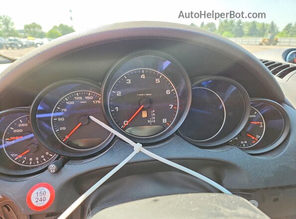 WP1AA2A27GLA10898 2016 PORSCHE CAYENNE Silver Vista del cuadro de instrumentos