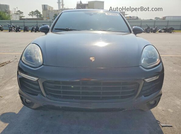 WP1AA2A2XGLA04092 2016 PORSCHE CAYENNE Black Դիմացի տեսք