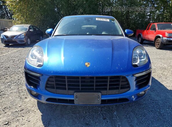 WP1AA2A50JLB24646 2018 PORSCHE MACAN Blue წინა ხედი