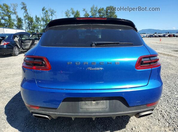 WP1AA2A50JLB24646 2018 PORSCHE MACAN Blue უკანა ხედი