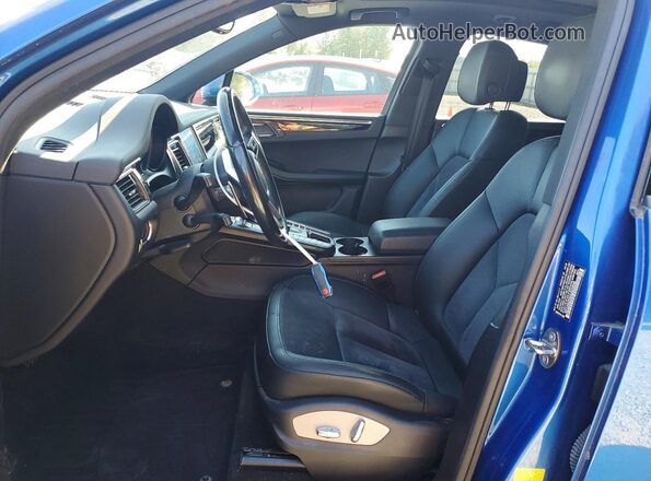 WP1AA2A50JLB24646 2018 PORSCHE MACAN Blue წინა სალონის ხედი