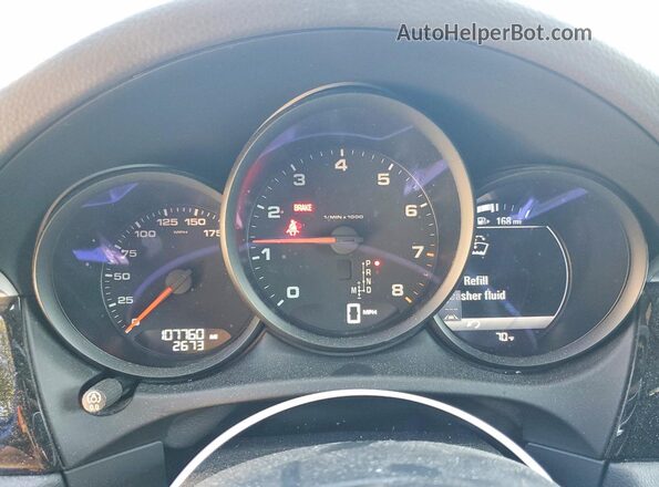 WP1AA2A50JLB24646 2018 PORSCHE MACAN Blue ხელსაწყოთა პანელის ხედი