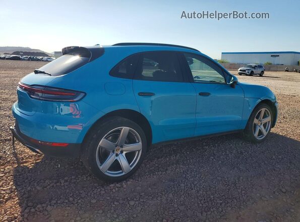 WP1AA2A51LLB11584 2020 PORSCHE MACAN Бирюзовый Задняя правая четверть
