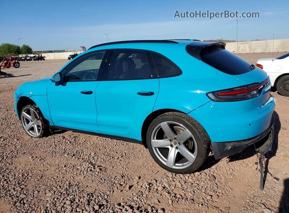 WP1AA2A51LLB11584 2020 PORSCHE MACAN Бирюзовый Задняя левая четверть