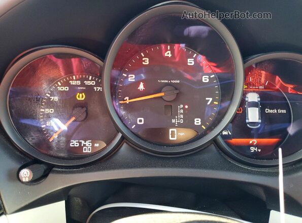 WP1AA2A51LLB11584 2020 PORSCHE MACAN Бирюзовый Вид щитка приборов