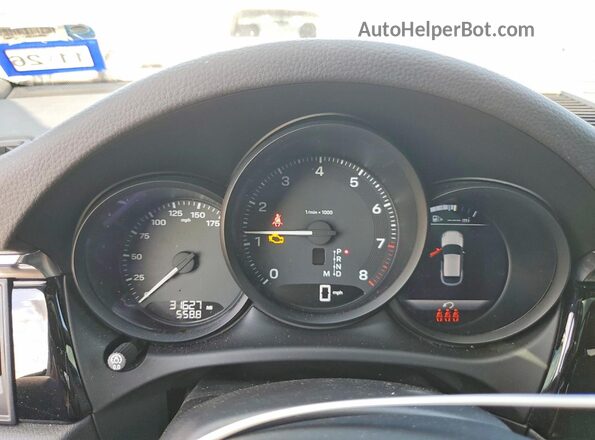 WP1AA2A51SLB04228 2025 PORSCHE MACAN Gray Вид щитка приладів