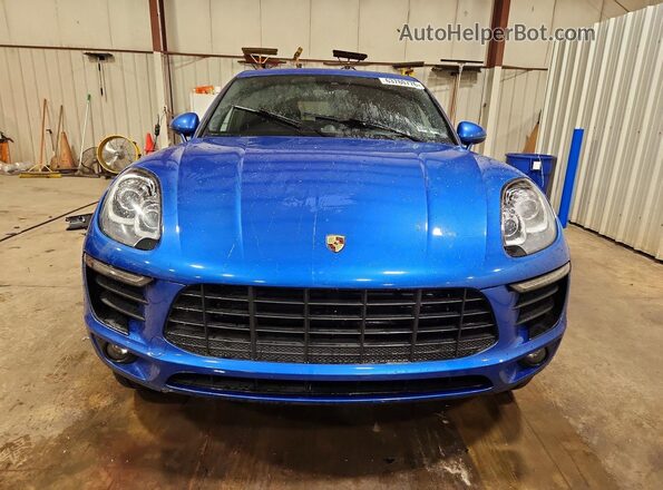 WP1AA2A52JLB17472 2018 PORSCHE MACAN Blue Widok z przodu