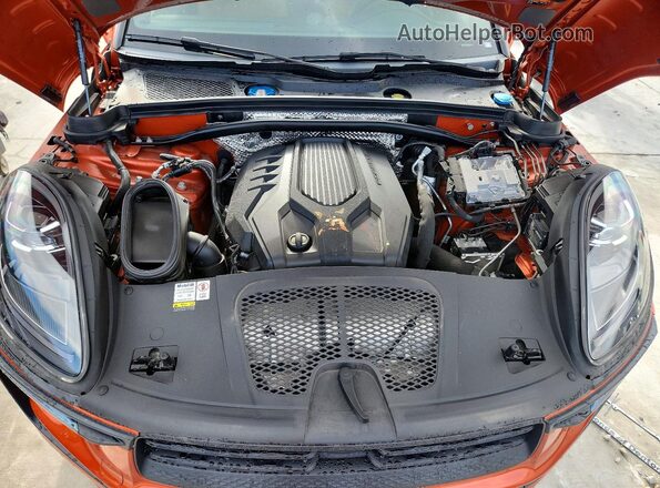 WP1AA2A52PLB00938 2023 PORSCHE MACAN Orange Engine compartment view