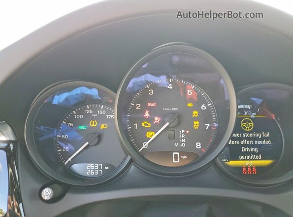 WP1AA2A52TLB09455 2026 PORSCHE MACAN Gray Սարքավորումների վահանակի տեսք