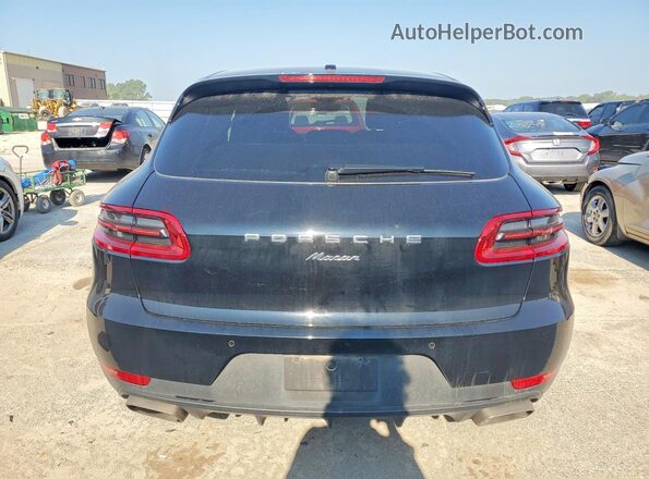 WP1AA2A53JLB04522 2018 PORSCHE MACAN Black Widok z tyłu