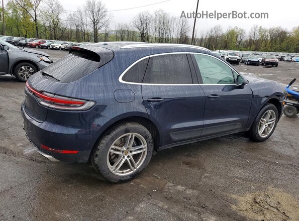 WP1AA2A53MLB03505 2021 PORSCHE MACAN Синий Задняя правая четверть