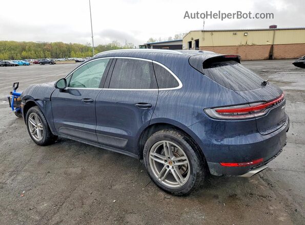 WP1AA2A53MLB03505 2021 PORSCHE MACAN Синий Задняя левая четверть