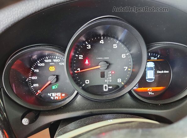 WP1AA2A53MLB06193 2021 PORSCHE MACAN White Instrument cluster view