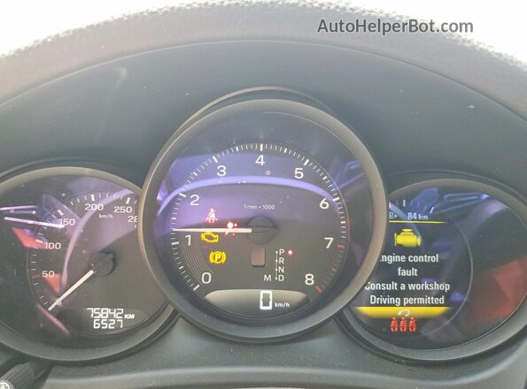 WP1AA2A53NLB05708 2022 PORSCHE MACAN White ხელსაწყოთა პანელის ხედი