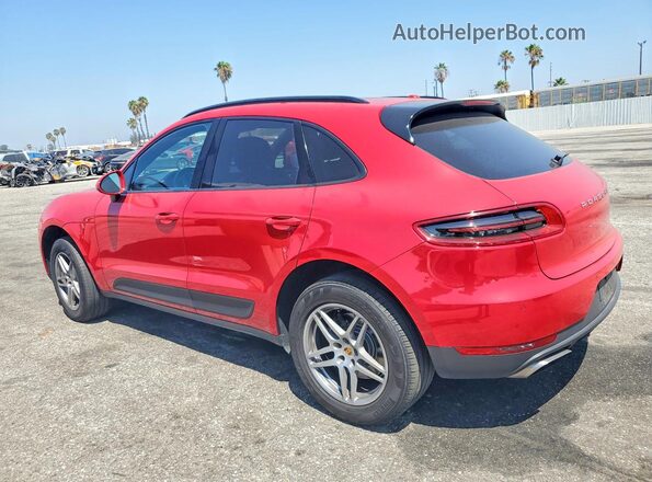 WP1AA2A54HLB83516 2017 PORSCHE MACAN Красный Задняя левая четверть