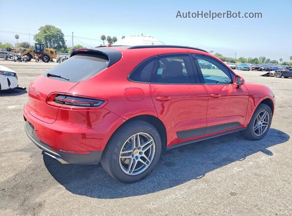 WP1AA2A54HLB83516 2017 PORSCHE MACAN Красный Задняя правая четверть