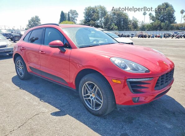 WP1AA2A54HLB83516 2017 PORSCHE MACAN Красный Передняя правая четверть