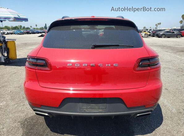 WP1AA2A54HLB83516 2017 PORSCHE MACAN Красный Вид сзади